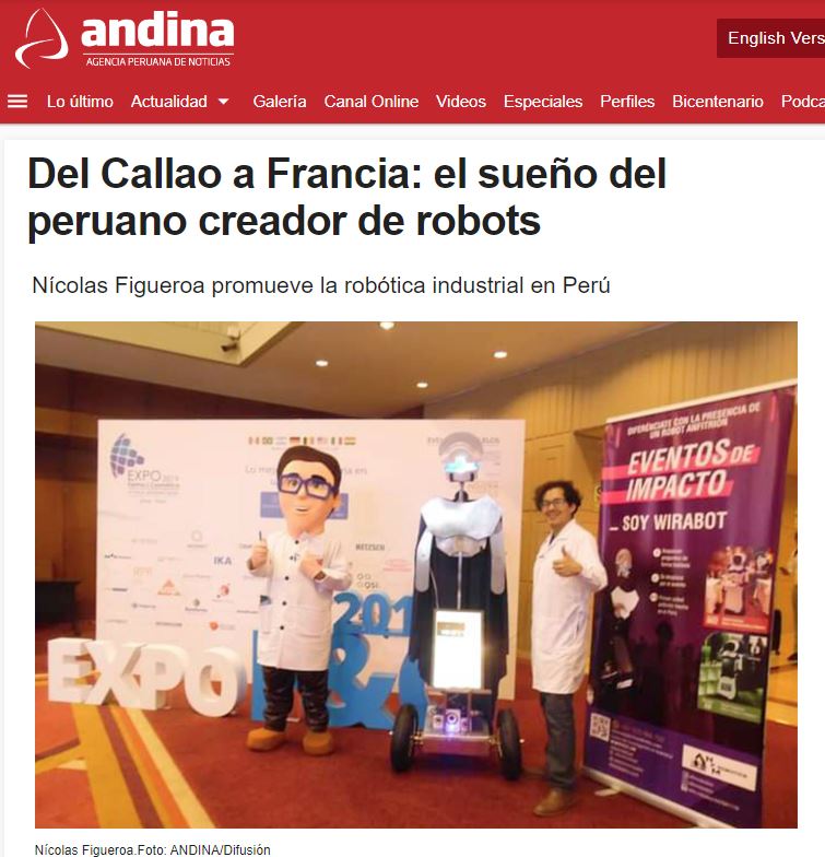 Entrevista en Agencia Andina